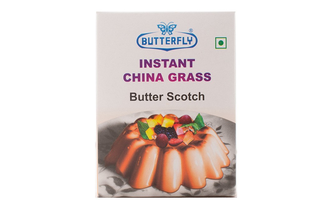 Butterfly Instant China Grass Butter Scotch    Pack  50 grams